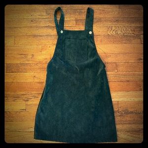 Velvet Overall Dress